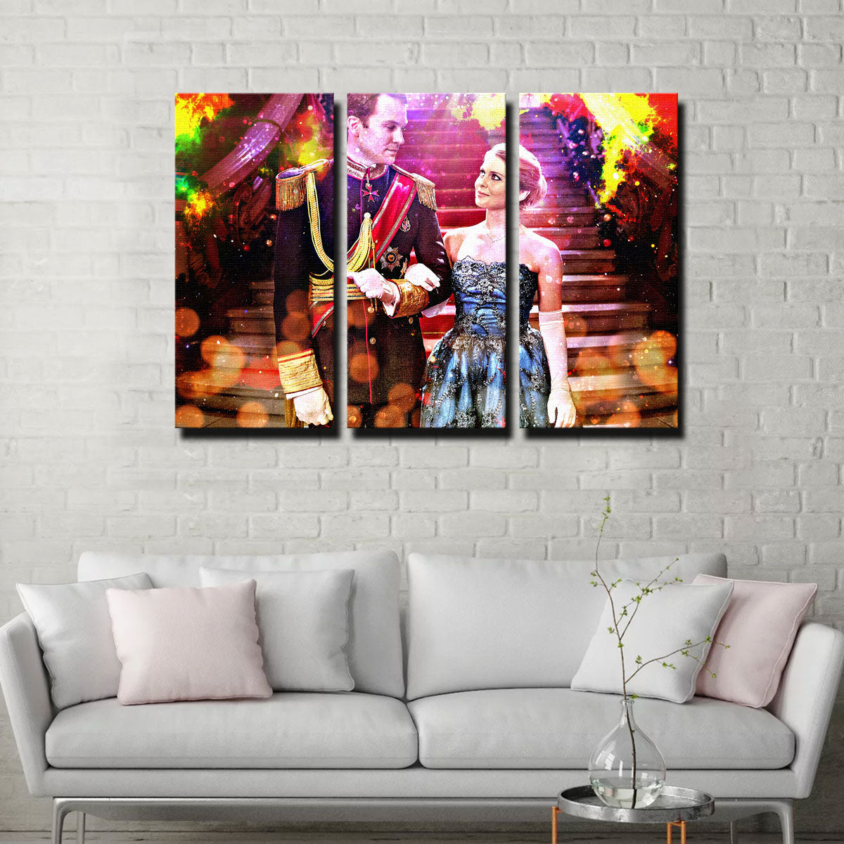 Exquisite Christmas Prince Wall Art for Festive Decor