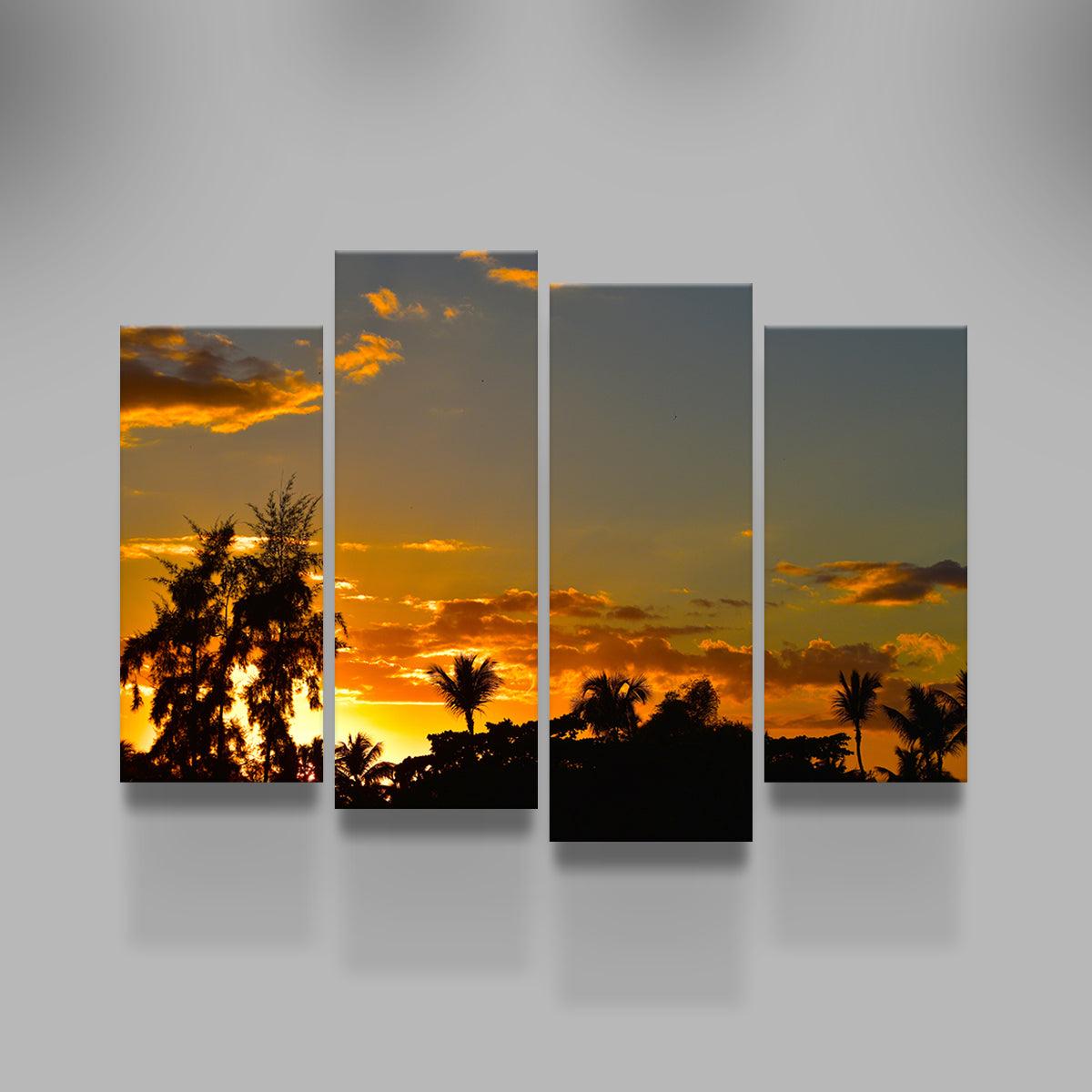 Dominican Sunset 3 Wall Art - Museum-Quality Handmade Canvas Prints