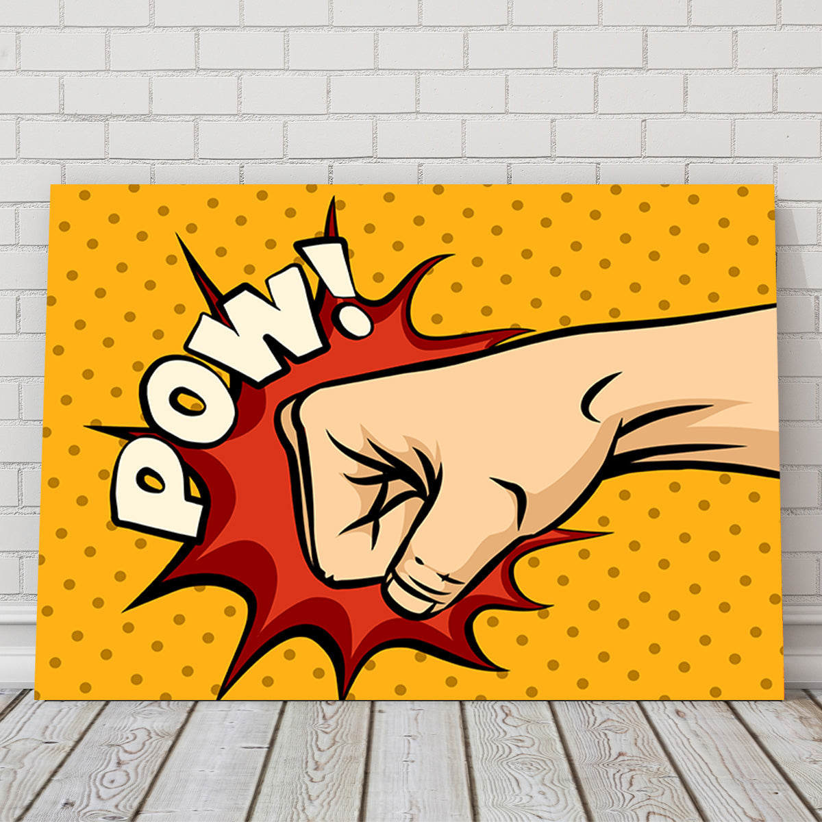 Pow1 High - Quality Sustainable Wall Art