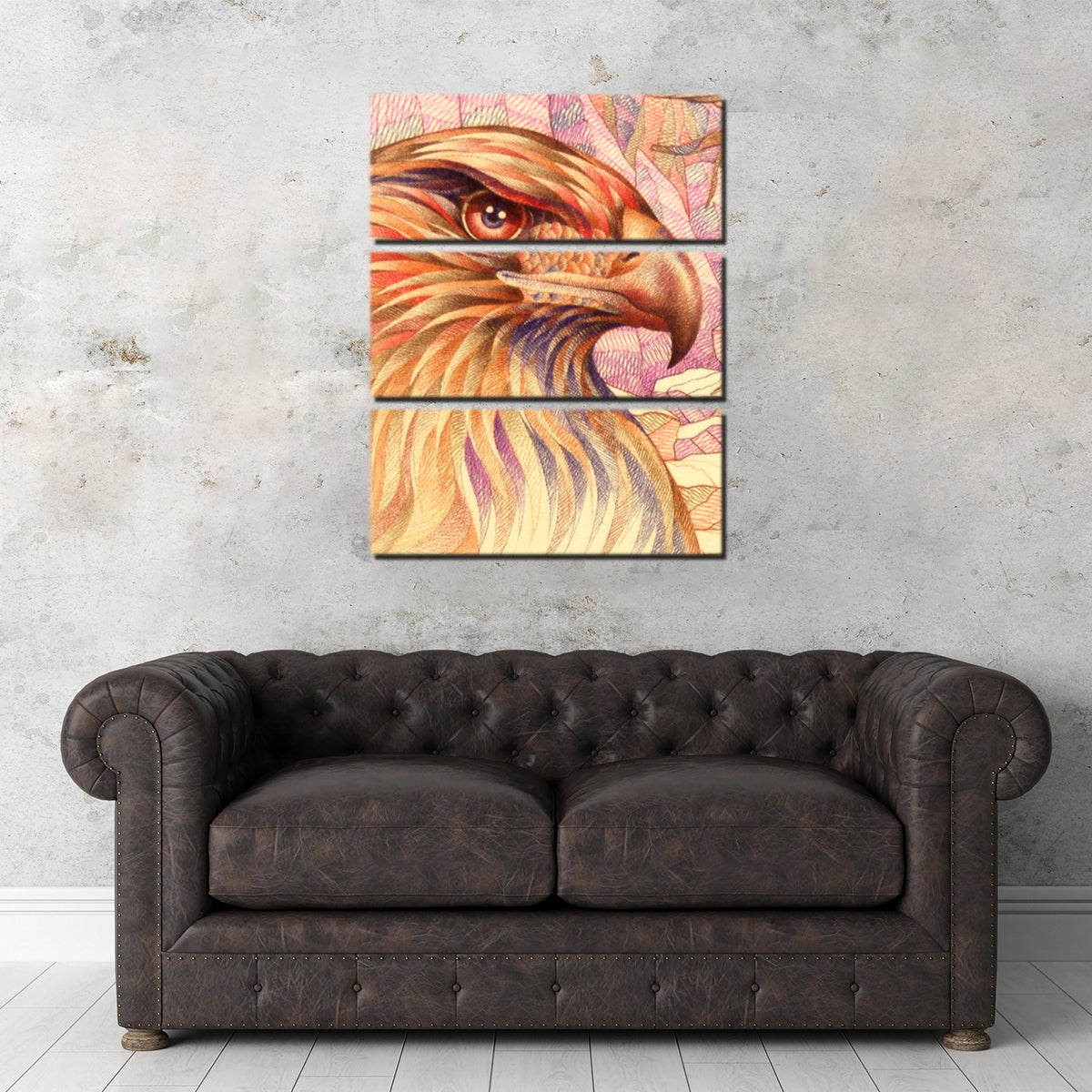 Eye - Catching Raptor's On The Lookout Wall Art for Your Home Decor