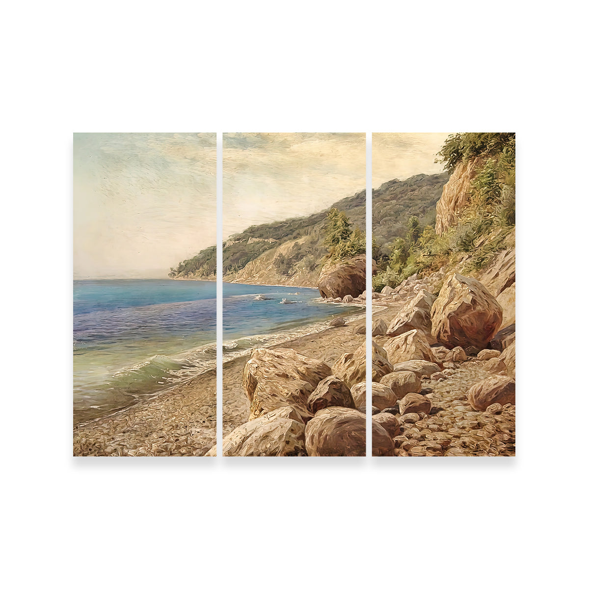 Exquisite Sandstone Beach Wall Art by Denise Dundon