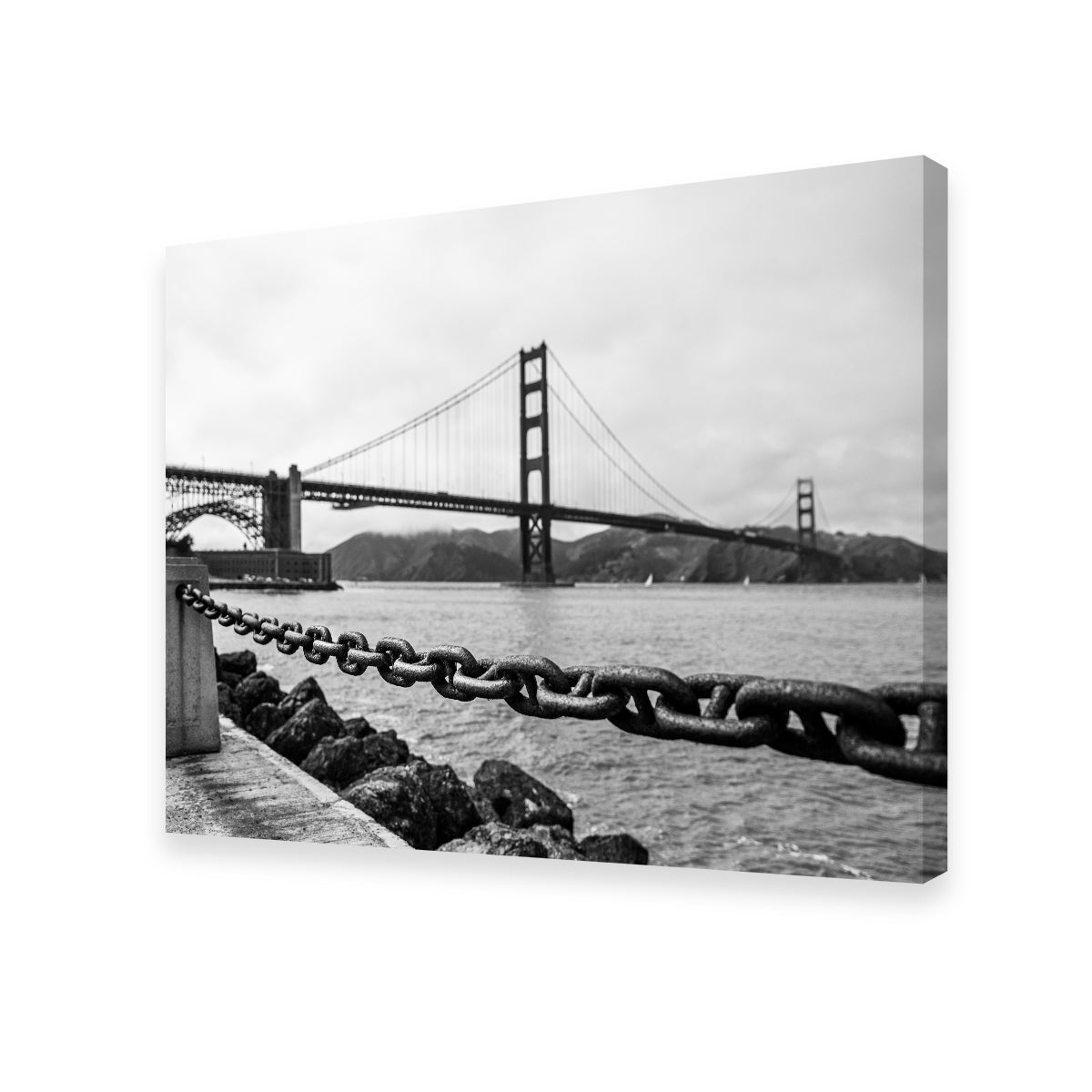 Stunning Golden Gate Chain Wall Art for Home Decor
