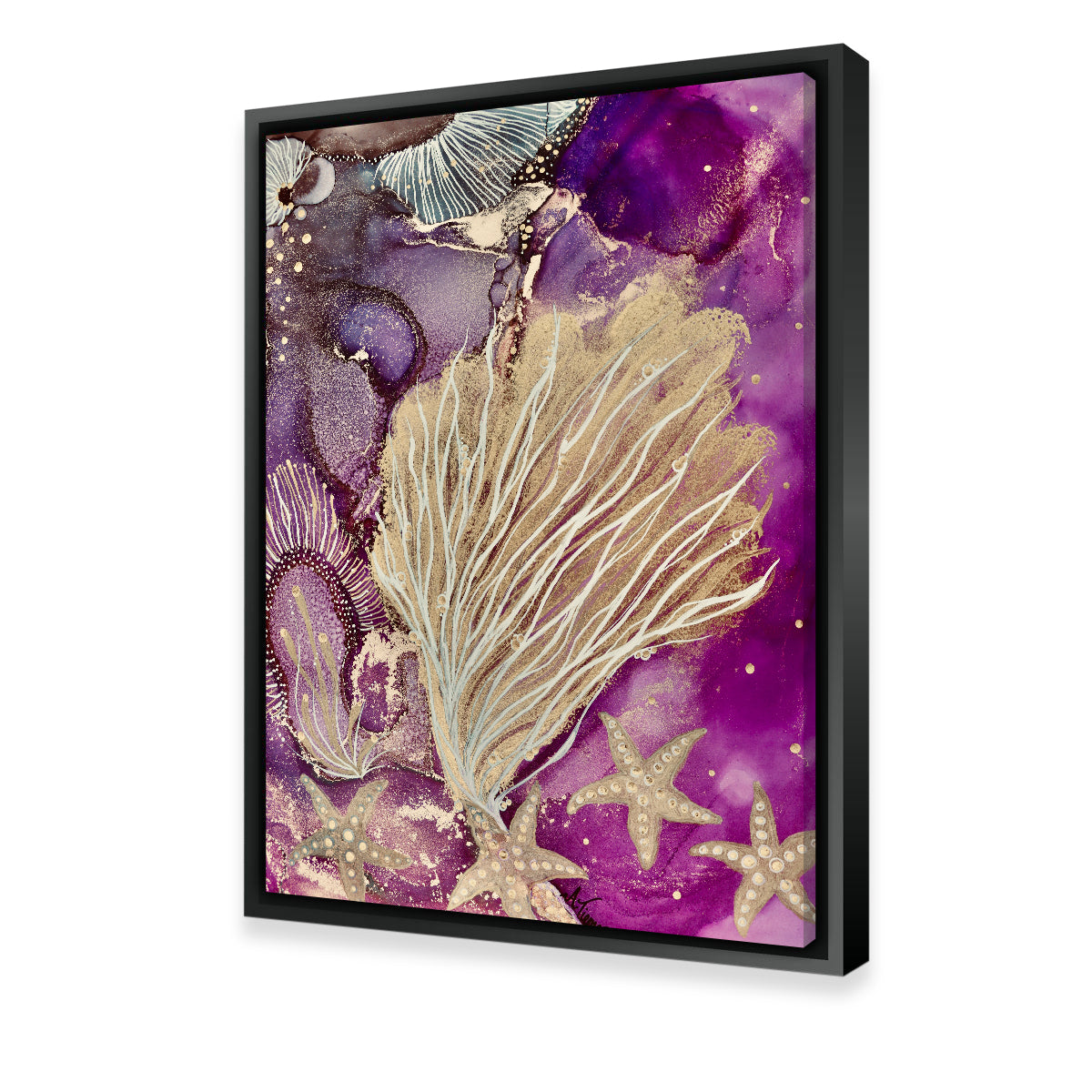 Stunning Blushing Reef Wall Art by Amy Tieman