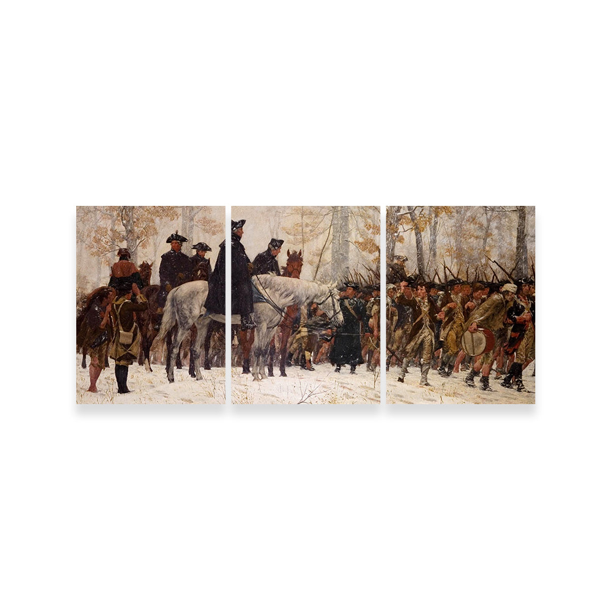 GW Revolutionary War Premium Wall Art for Patriotic Decor