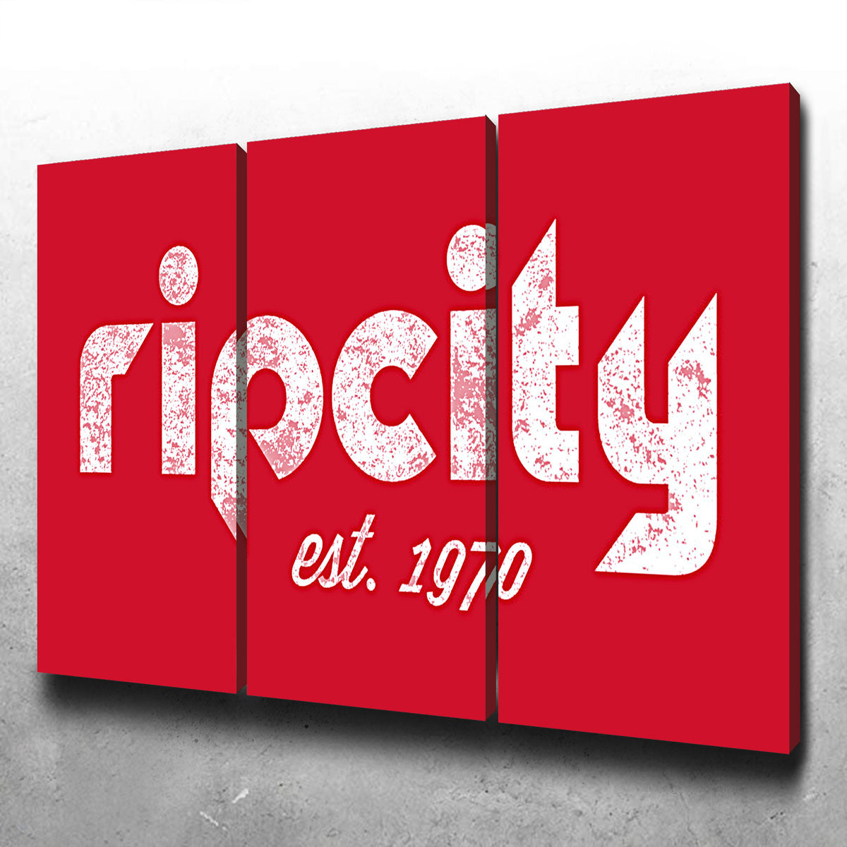 Rip City Premium Wall Art - Sustainable Pine Wood Framed