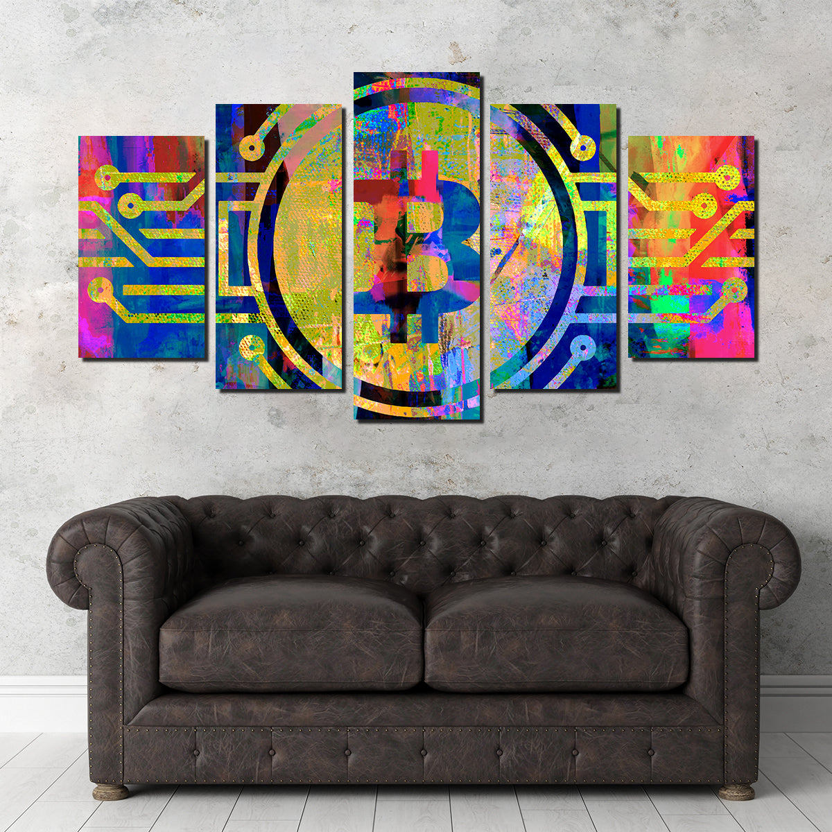 Unique Bitcoin Wall Art by Stephen Chambers