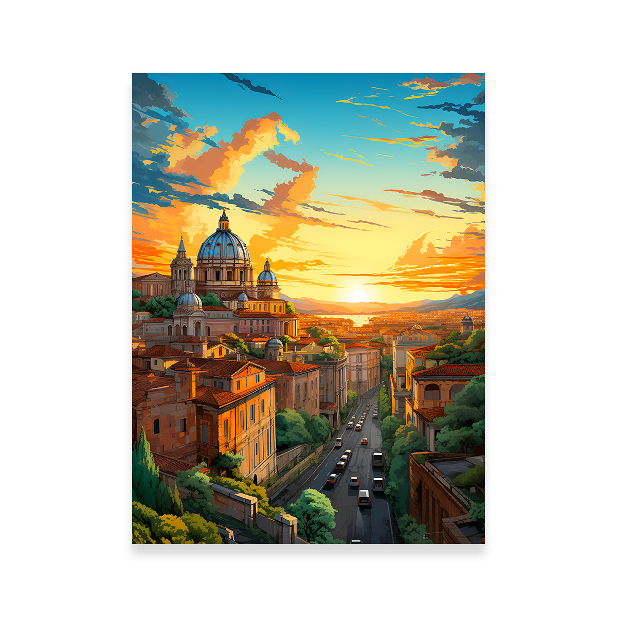 Exquisite Rome - St. Peter's Basilica Wall Art for Stunning Decor