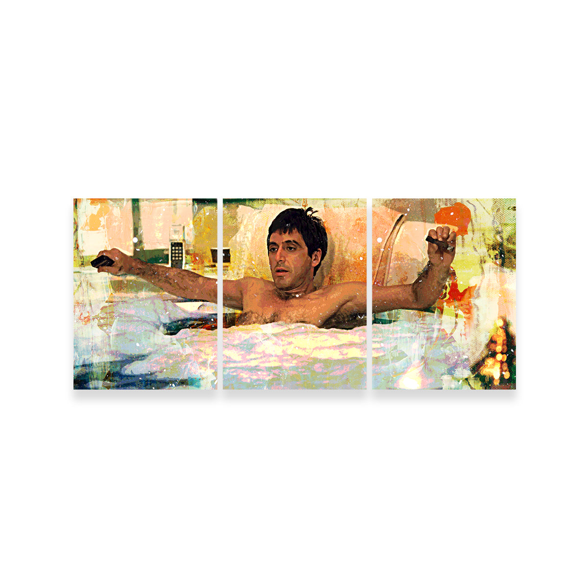 Scarface Bathtub High - Quality Wall Art for Home Decor