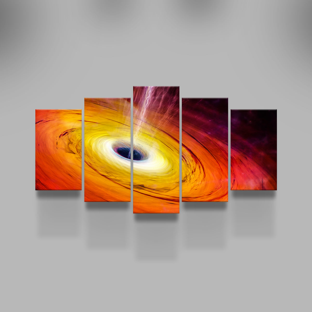 Stunning Spacescape Black Hole Wall Art for Home Decor