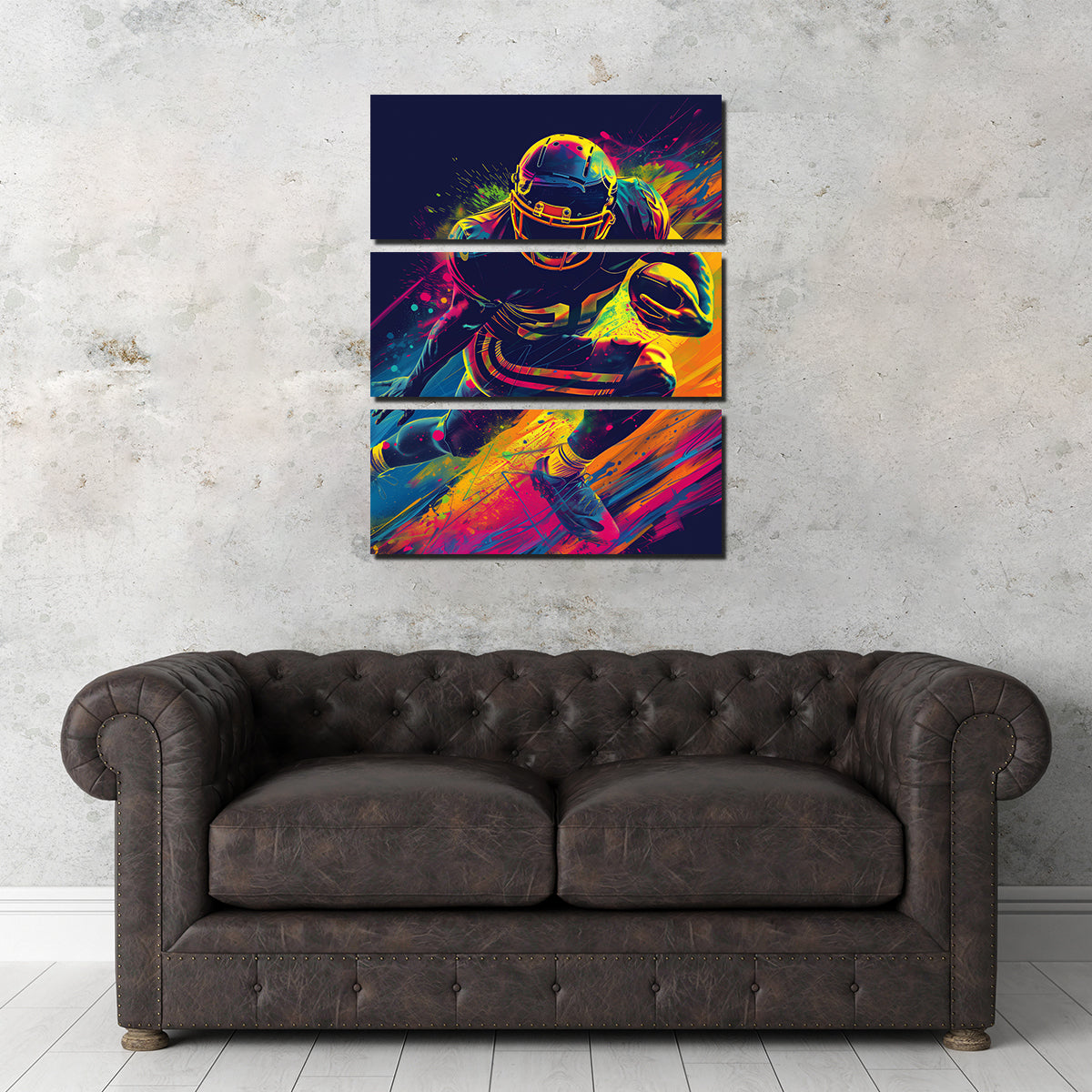 Stunning Running Back Wall Art for Sports Enthusiasts