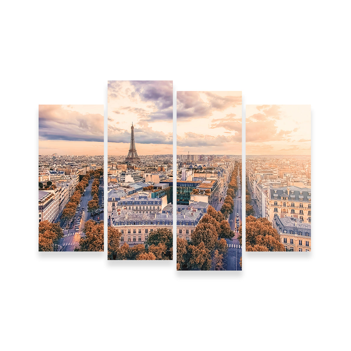 Stunning Paris Sunset Wall Art for Your Home Decor