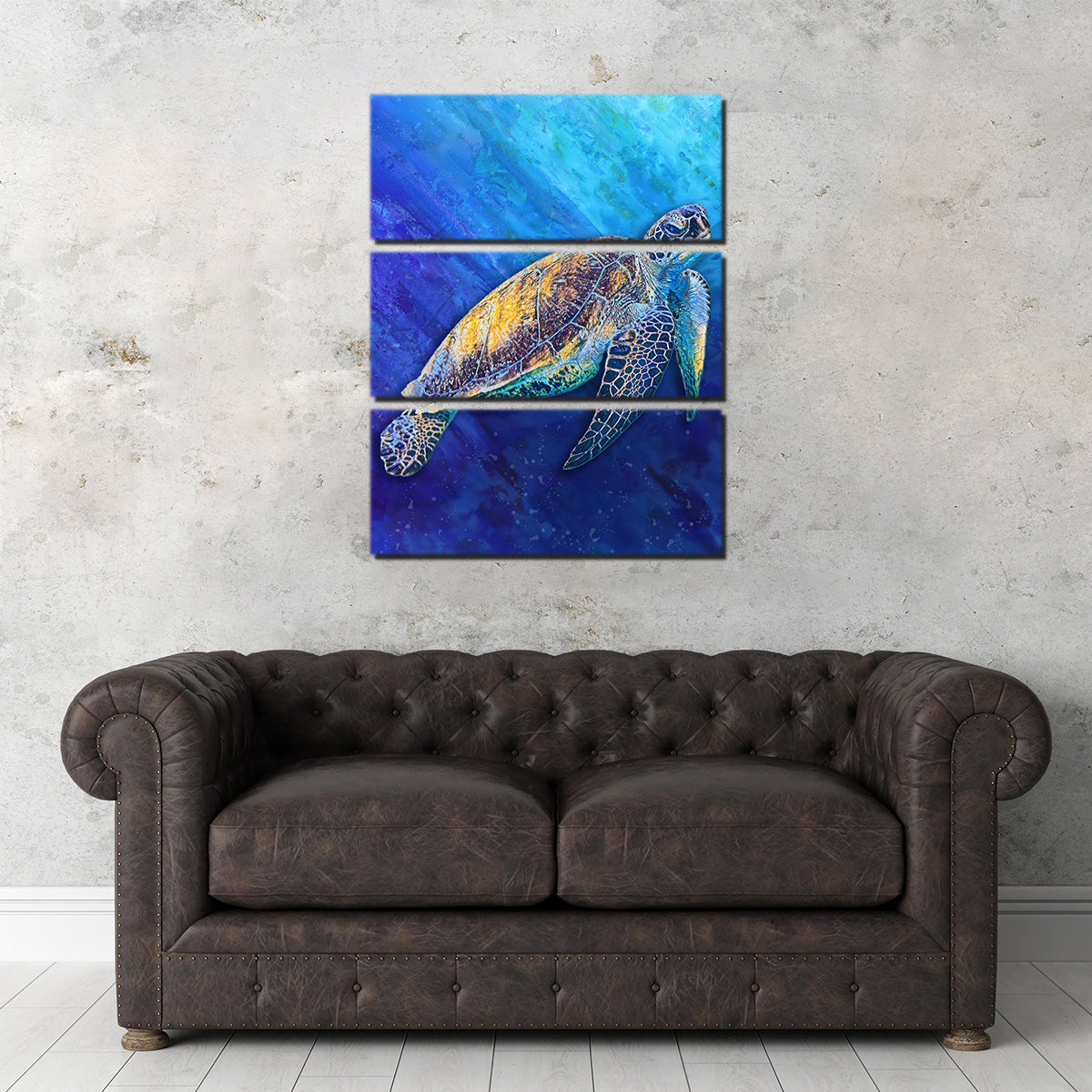 Stunning Sea Turtle Wall Art by Denise Dundon
