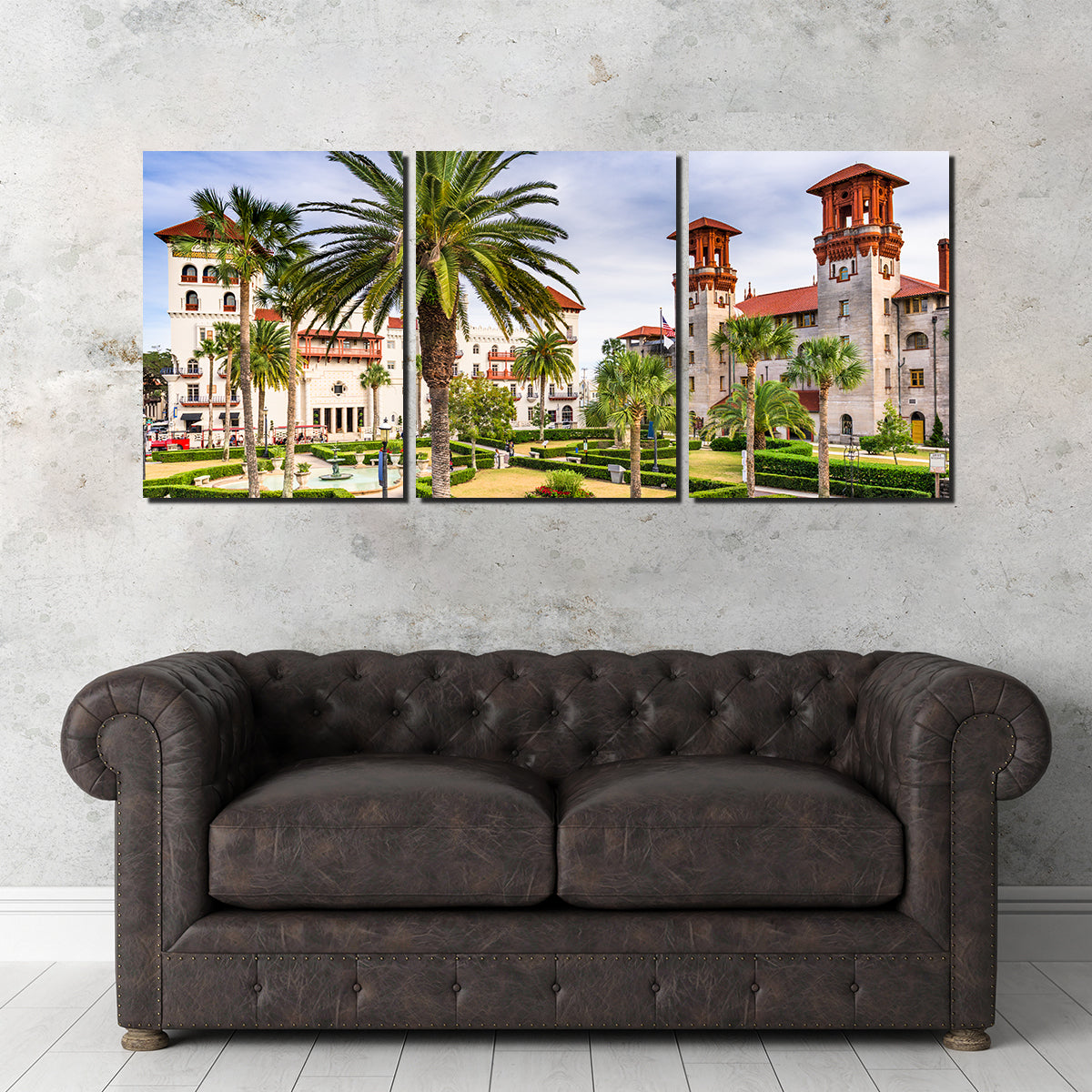 St. Augustine - Alcazar Courtyard Exquisite Wall Art for Home Decor