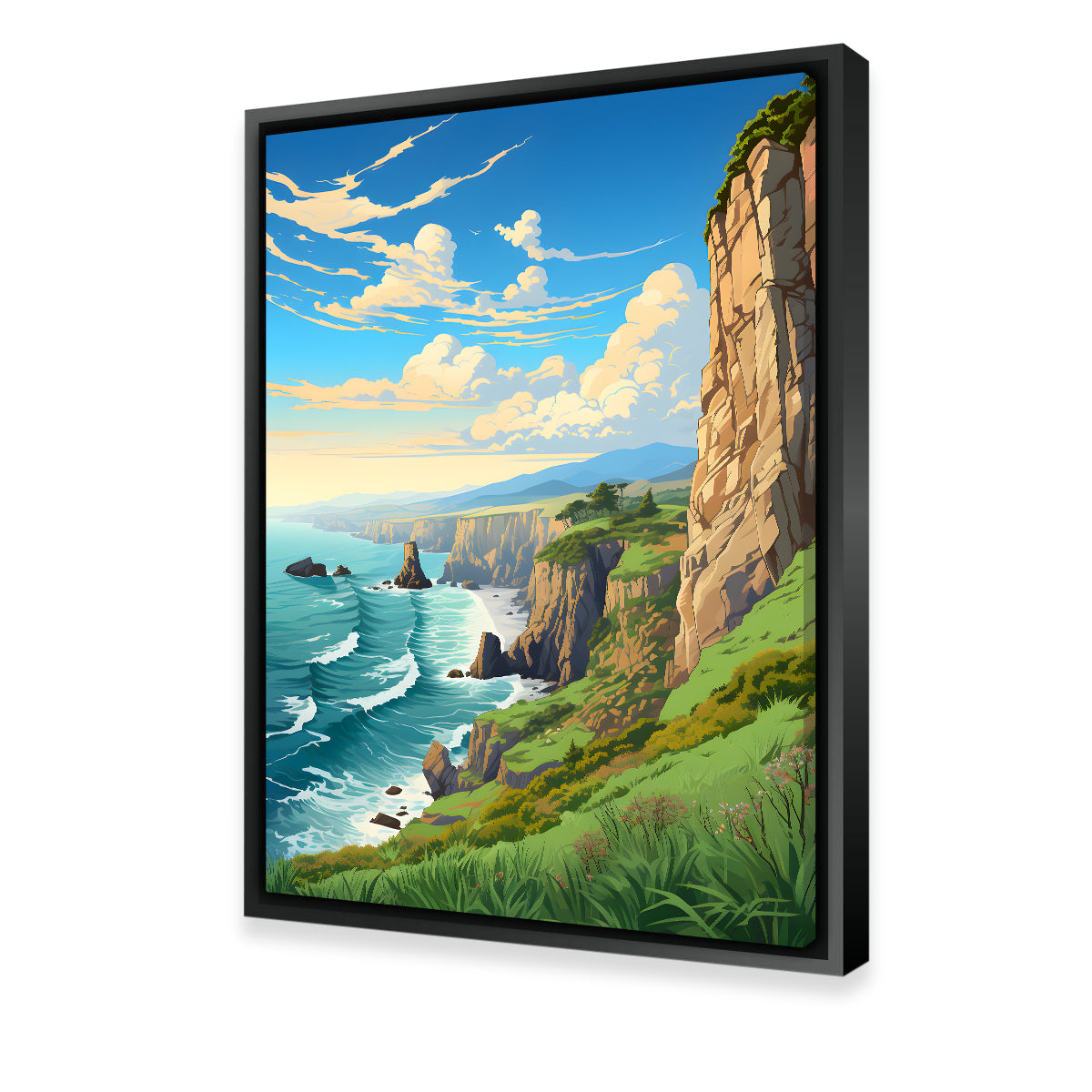 Stunning Ireland - Cliffs of Moher Wall Art by Valth Graphics