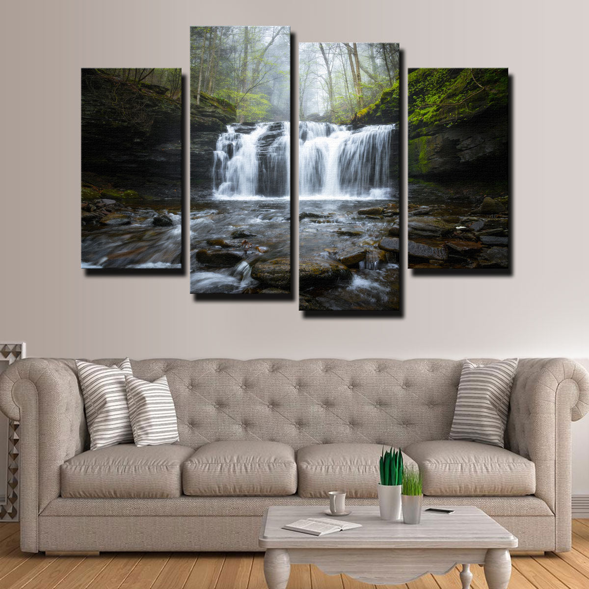 Exquisite Green Serenity Wall Art by Dennis Maida