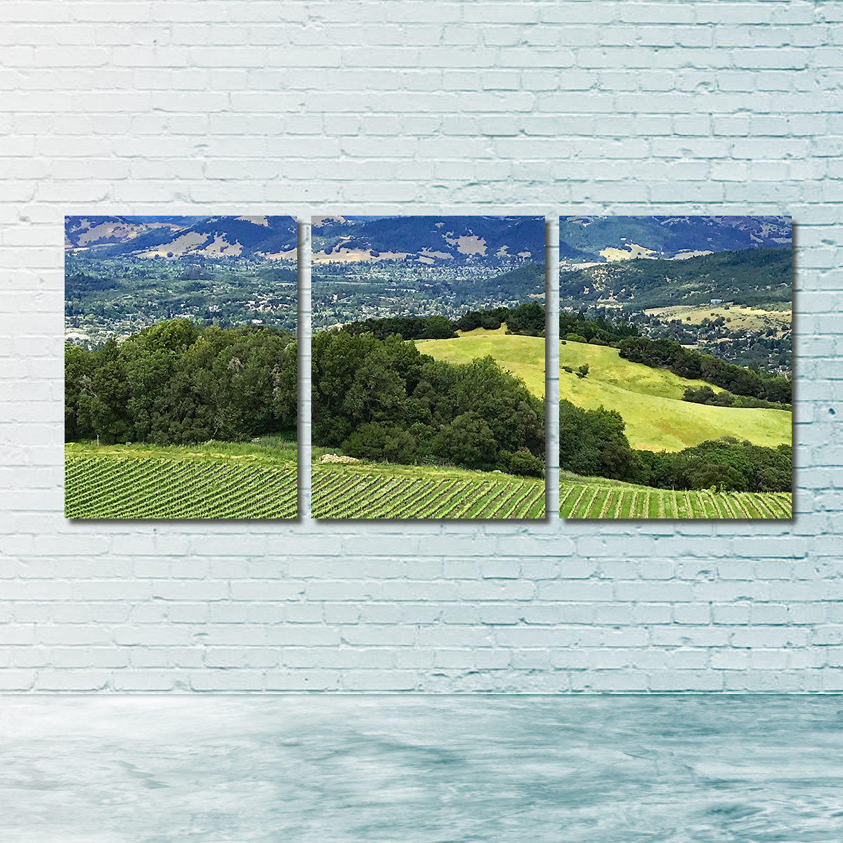 Stunning Rolling Hills and Vineyards of Sonoma County Wall Art for Your Home Decor