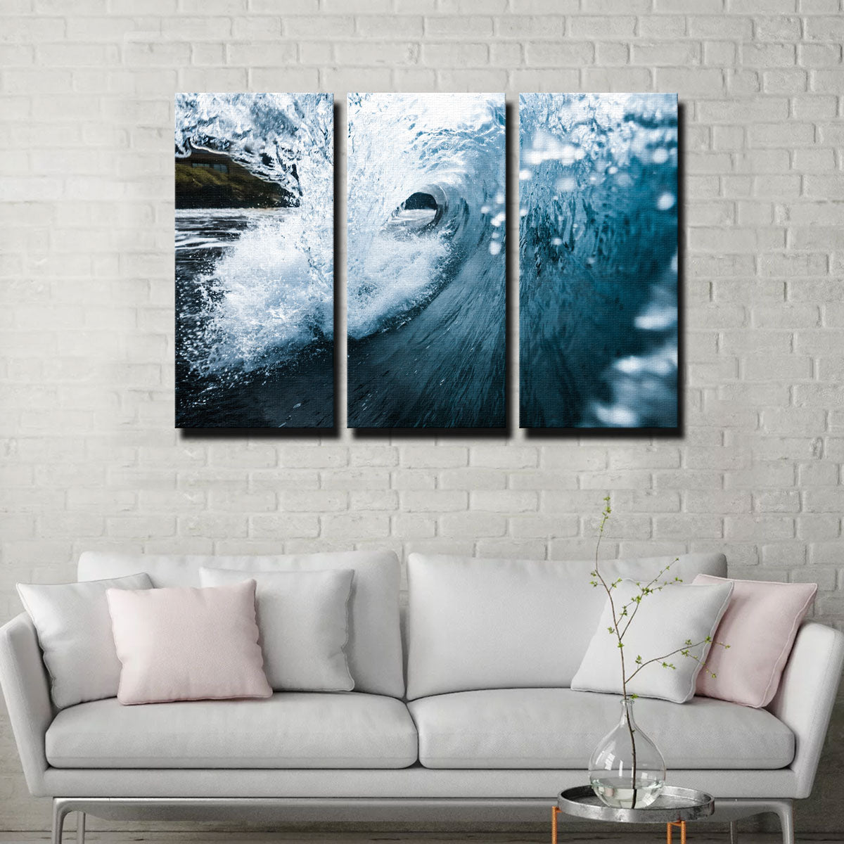 Stunning Blue Barrel Wall Art by Lucas Moore