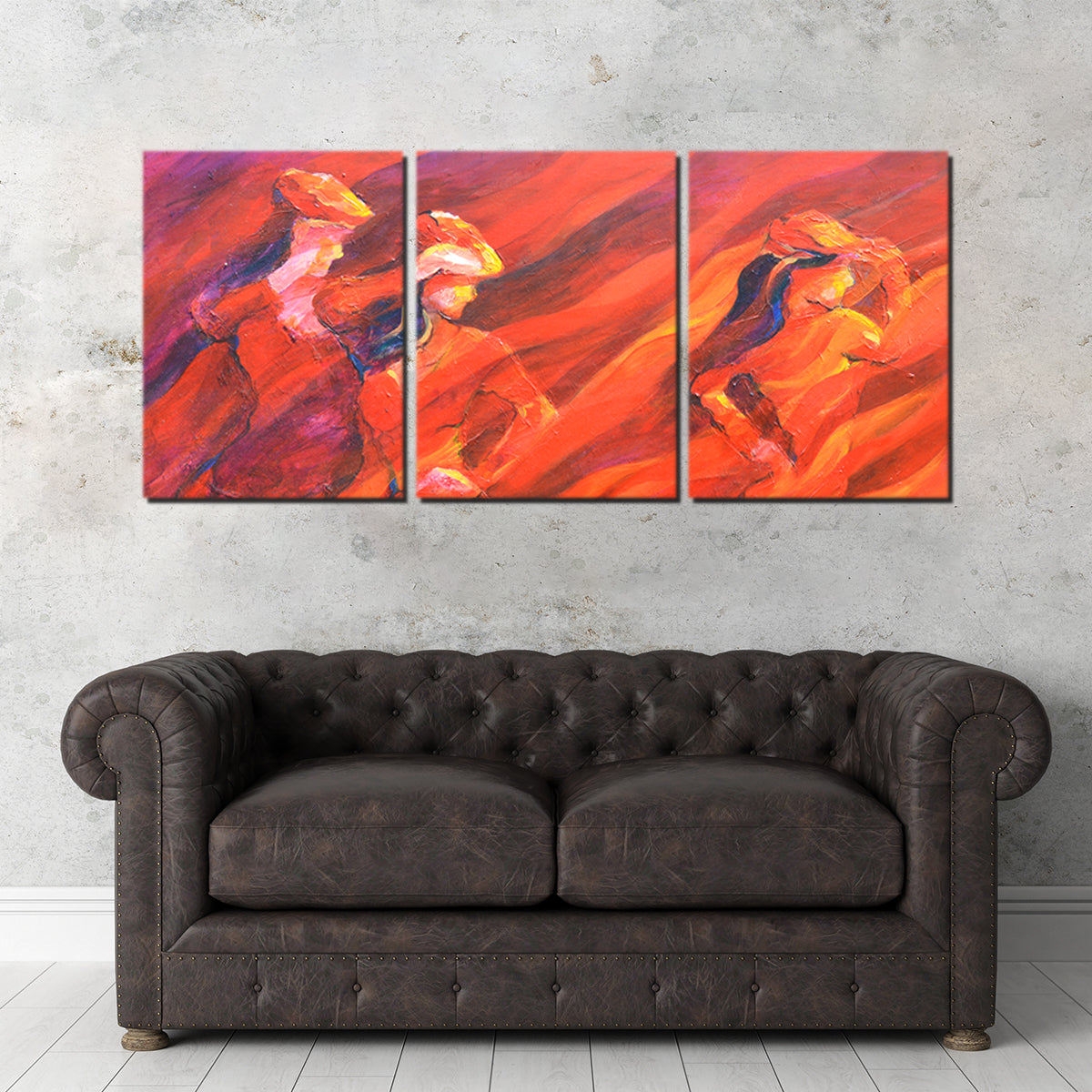 Stunning Salsa Over Charcoal Wall Art by Gerry Segismundo