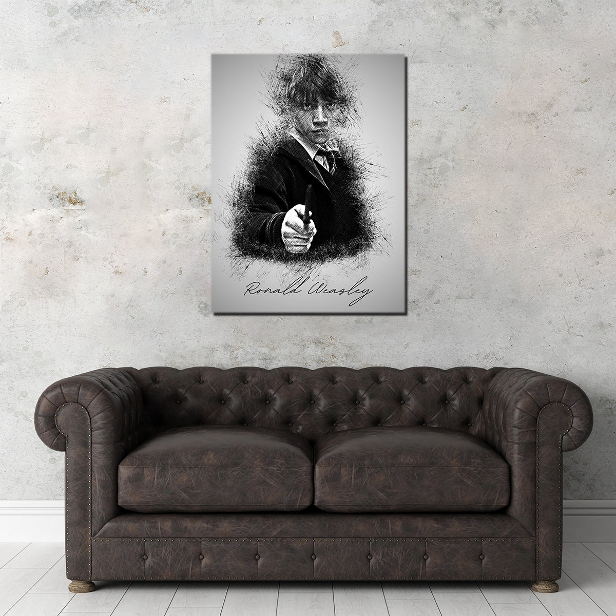 Ronald Weasley High - Quality Wall Art by Albi Art