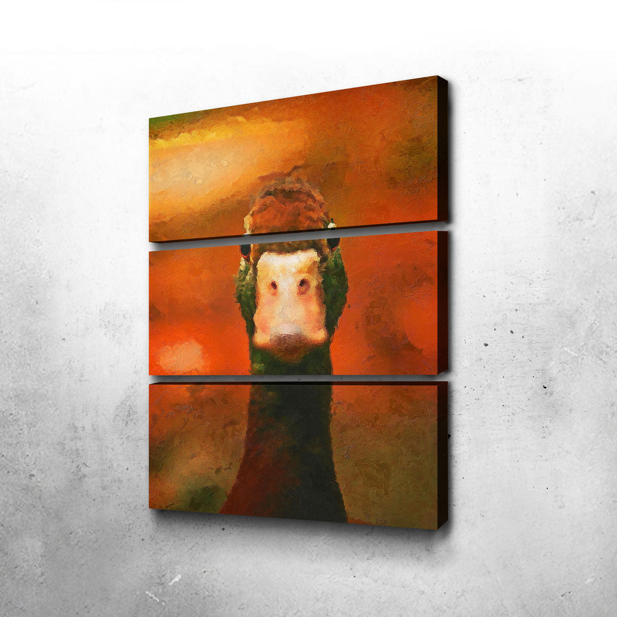 Stunning Duck Painting Wall Art by Gab Fernando