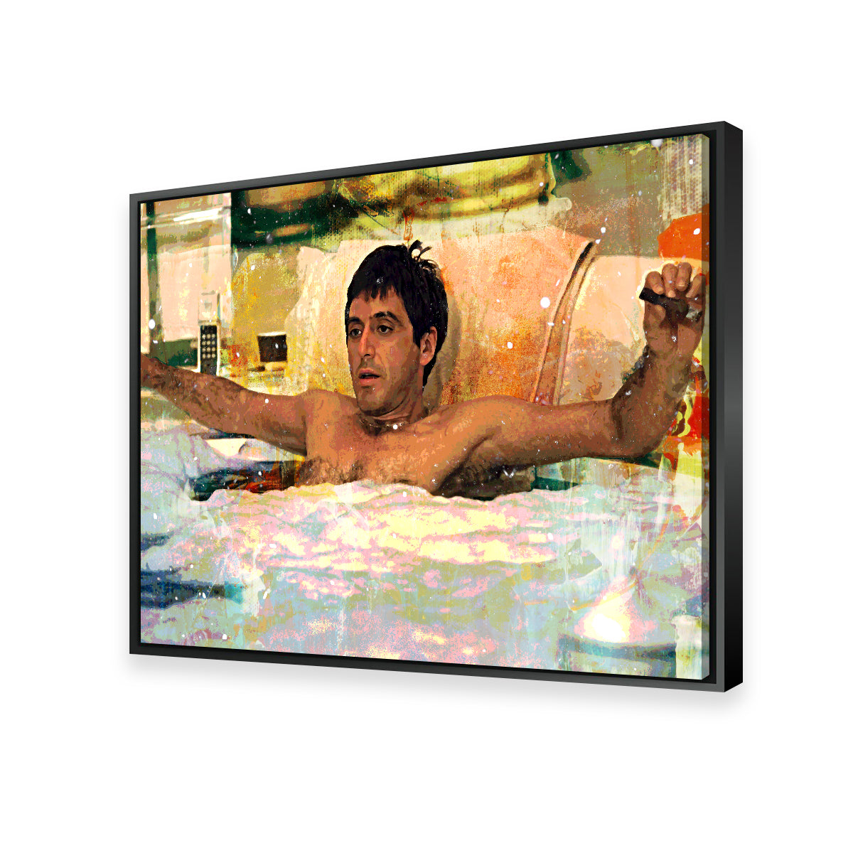 Scarface Bathtub High - Quality Wall Art for Home Decor