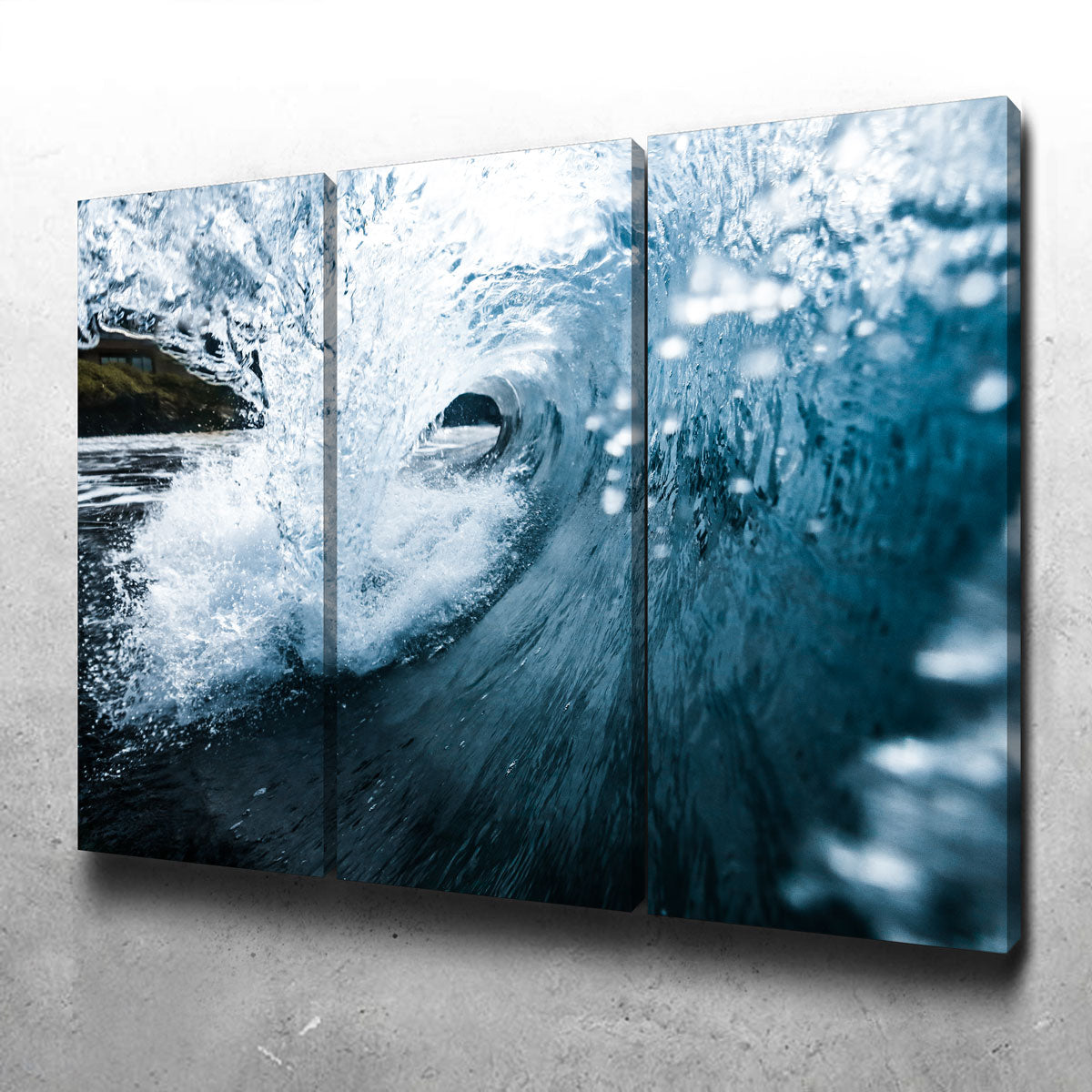 Stunning Blue Barrel Wall Art by Lucas Moore