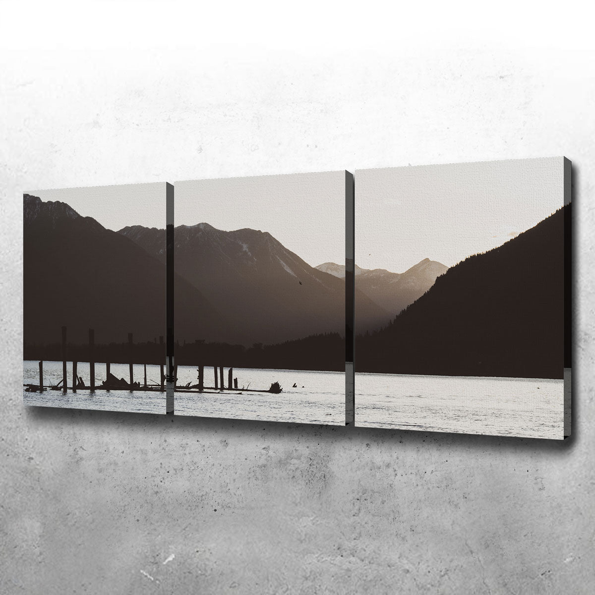 Exquisite Remnants of a Dock Wall Art by Mike Cotton