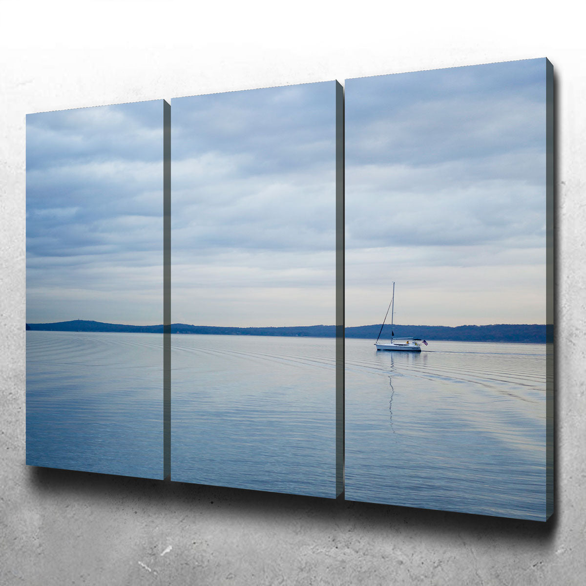 Stunning Blue Light Wall Art by Dennis Maida