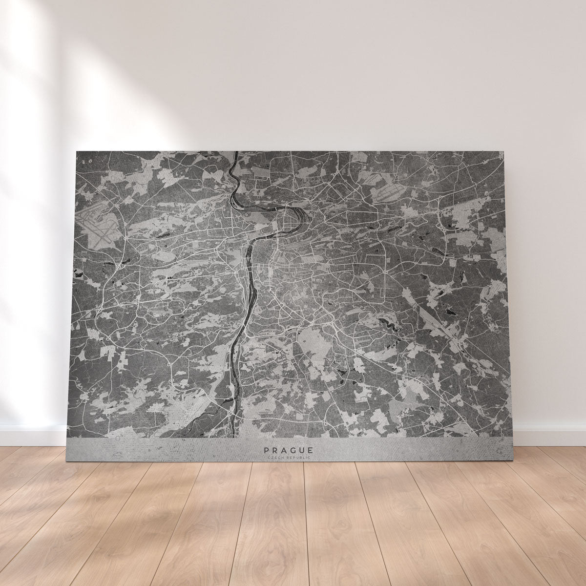 Stunning Prague Map 2 Wall Art for Your Home Decor