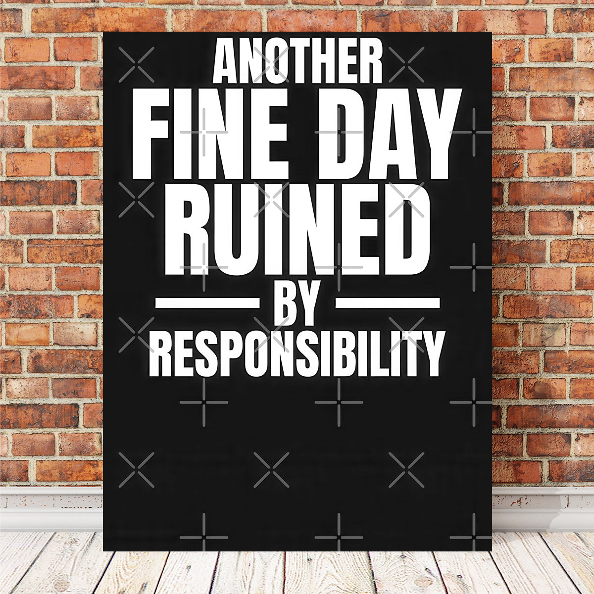 Eco-Friendly Responsibility Wall Art with Museum-Quality Canvas