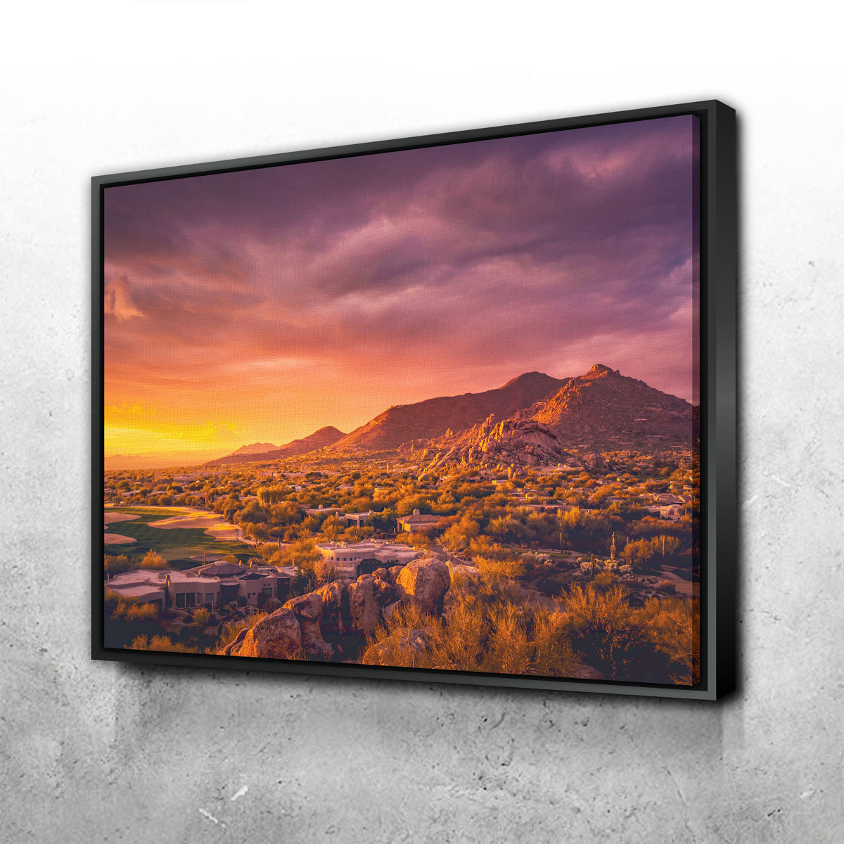 Stunning Scottsdale Desert Sunset Wall Art for Your Home Decor