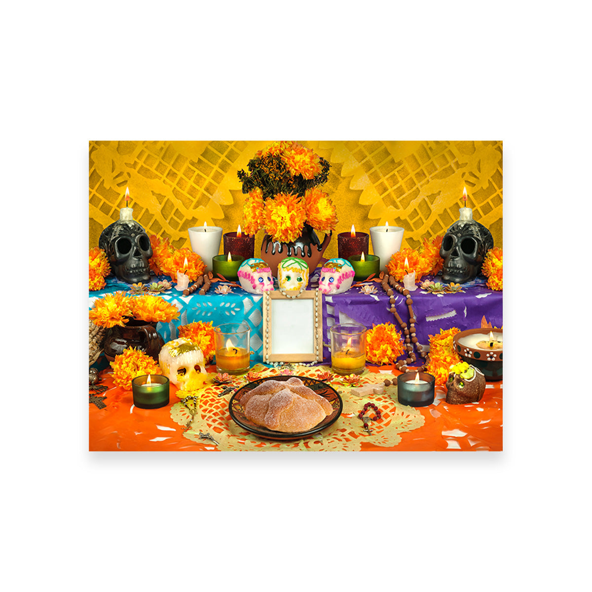 Authentic Day of the Dead Altar Wall Art for Stunning Home Decor