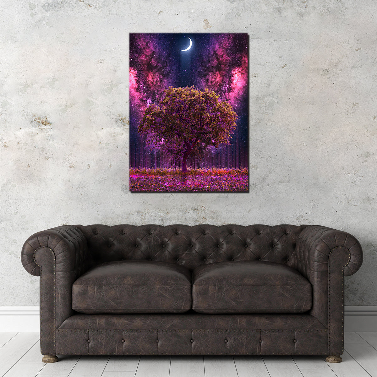 Stunning Space Ground Wall Art by INDOARC