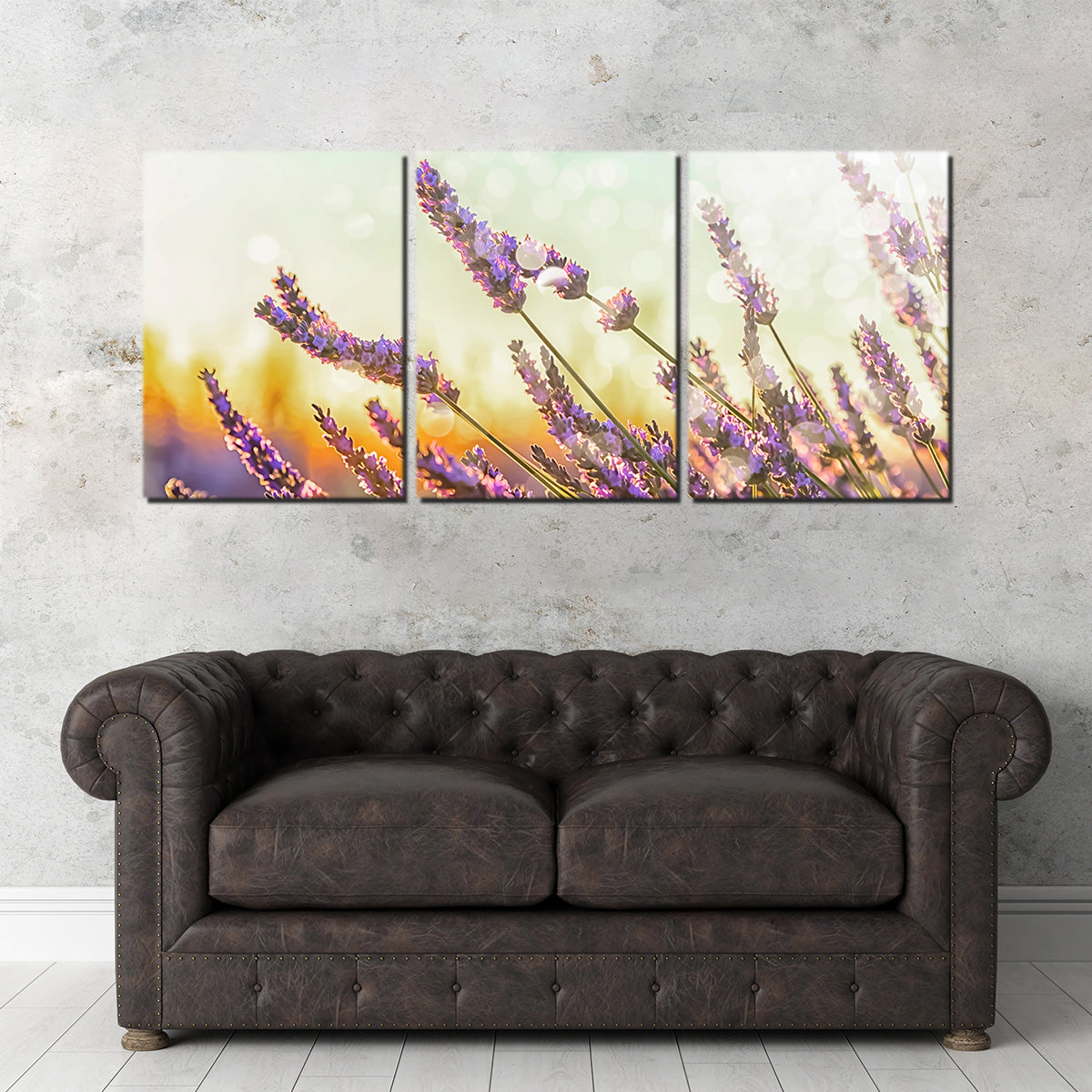Gorgeous Sparkling Lavender Wall Art by Manjik Pictures