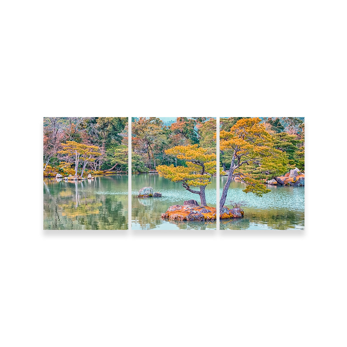 Exquisite Japanese Garden Wall Art by Manjik Pictures