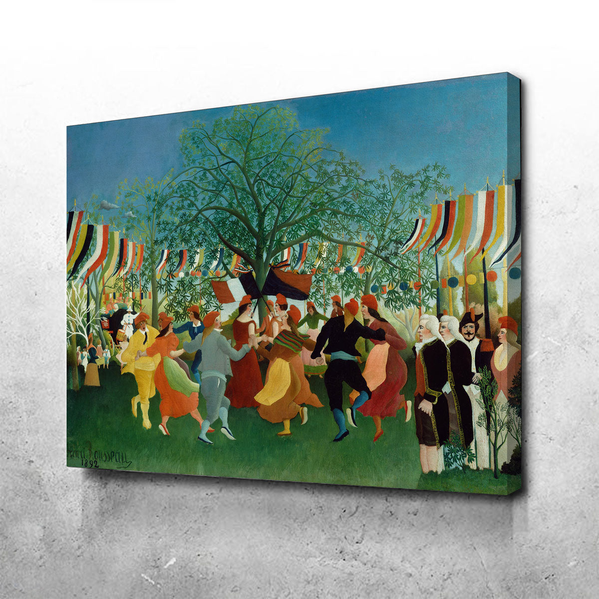A Centennial of Independence Stunning Wall Art by Henri Rousseau