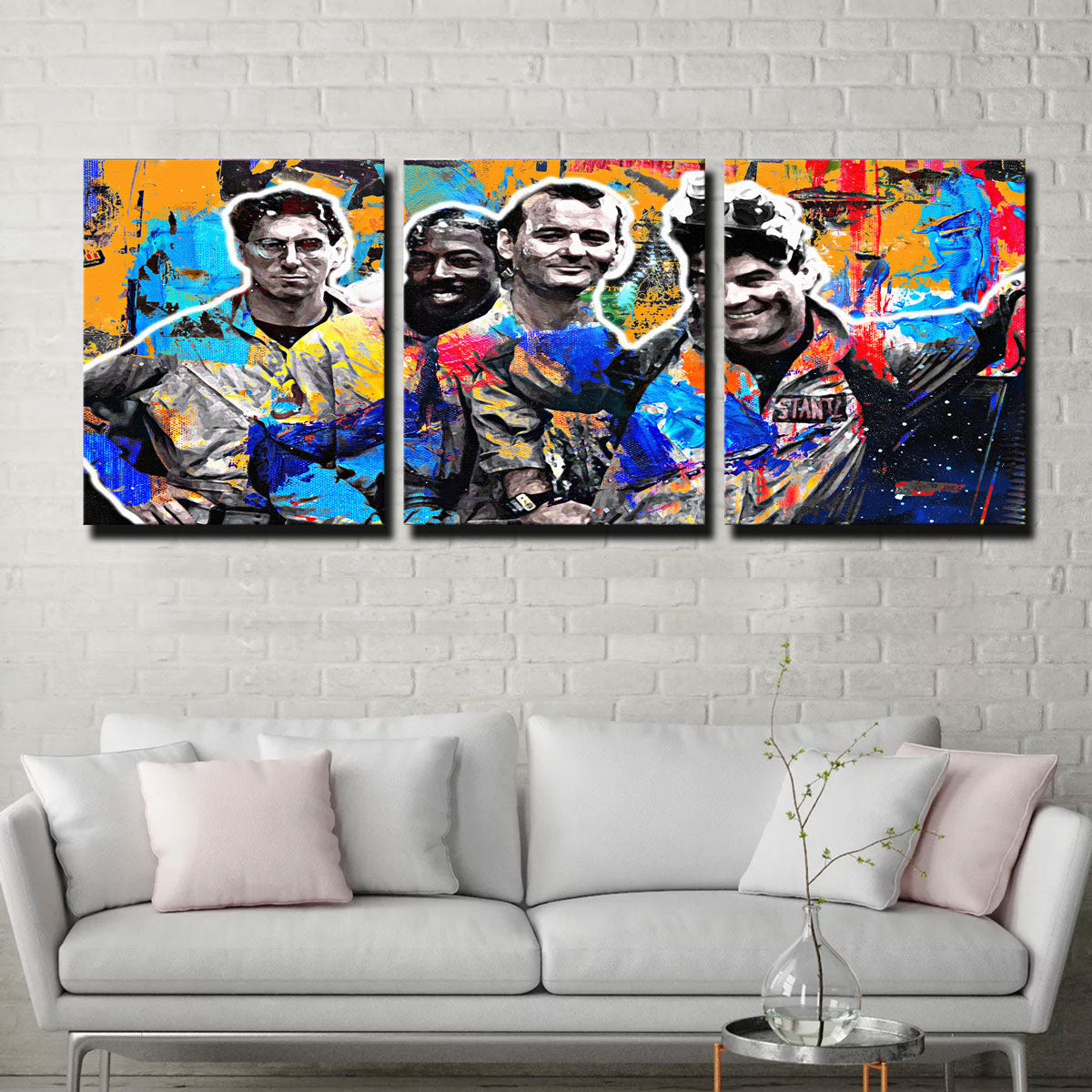 Eye - catching Ghostbusters Abstract Wall Art for Your Decor