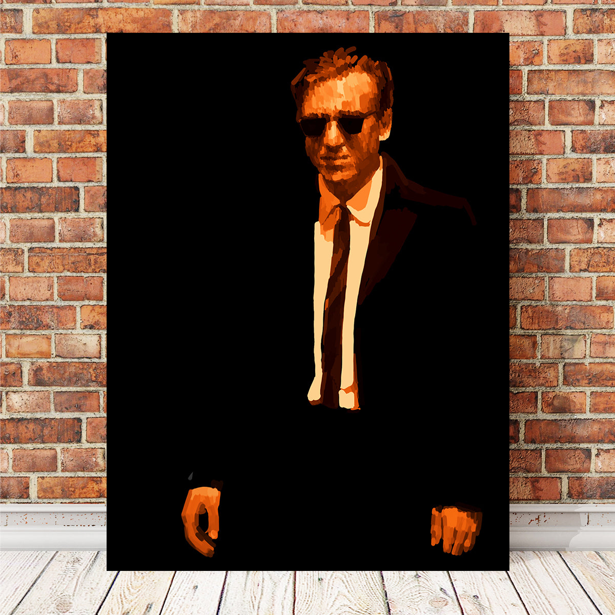 Stunning Orange Wall Art by Andy Brackpool