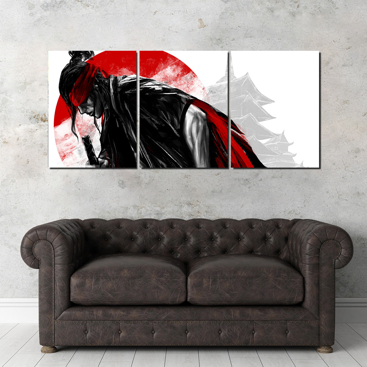 Authentic Japanese Samurai Warrior Wall Art - High - Quality Decor for Your Space