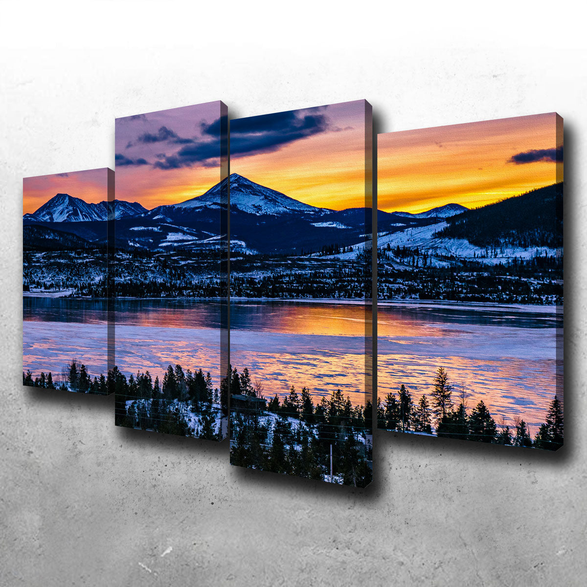 Stunning Frozen Lake Wall Art for Your Home Decor
