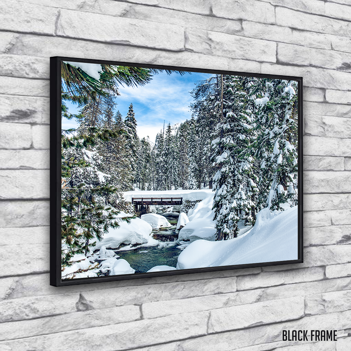 Exquisite Lodgepool Bridge Wall Art by Kyle Sherry