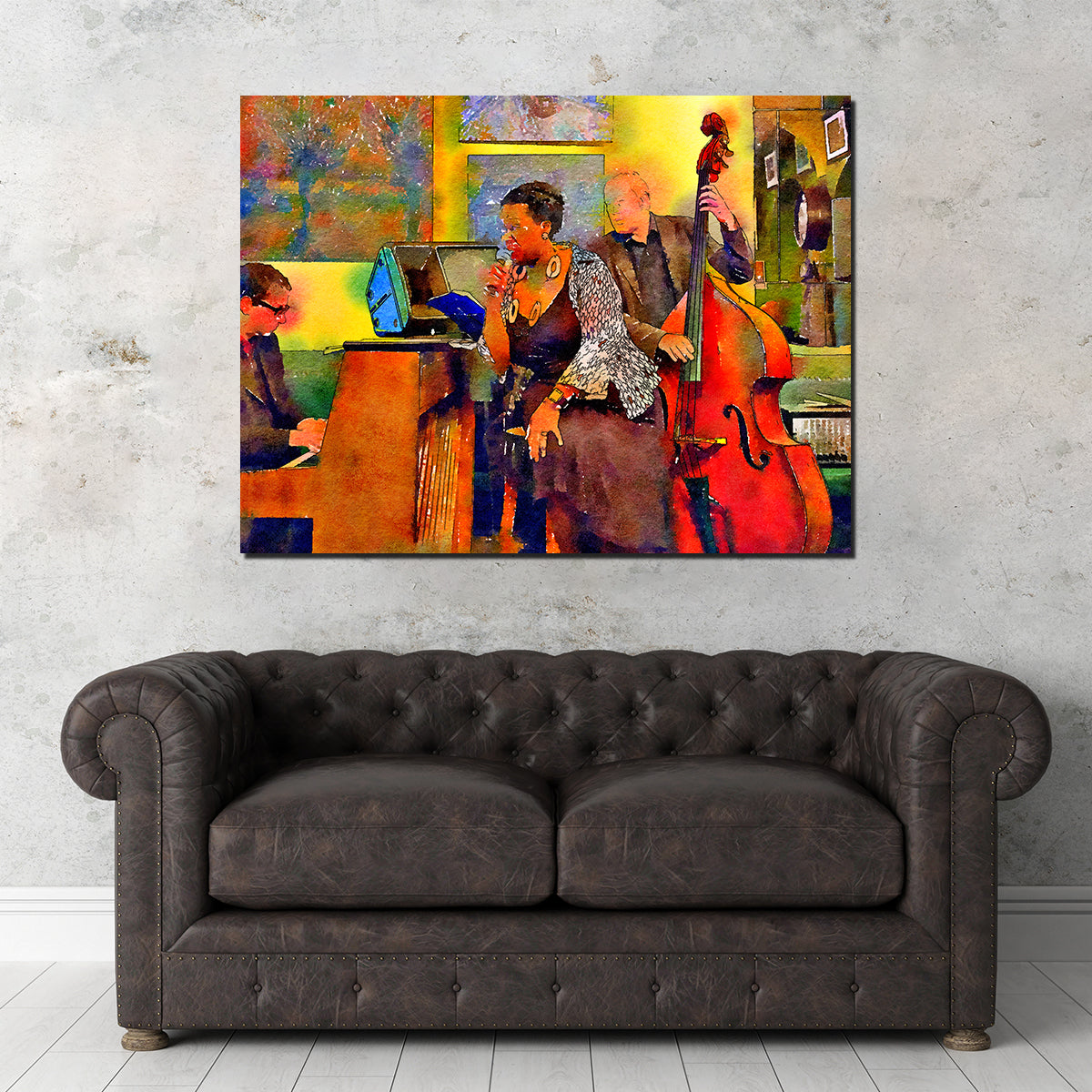 Exquisite Jazz Cafe Wall Art for Stunning Interior Decor