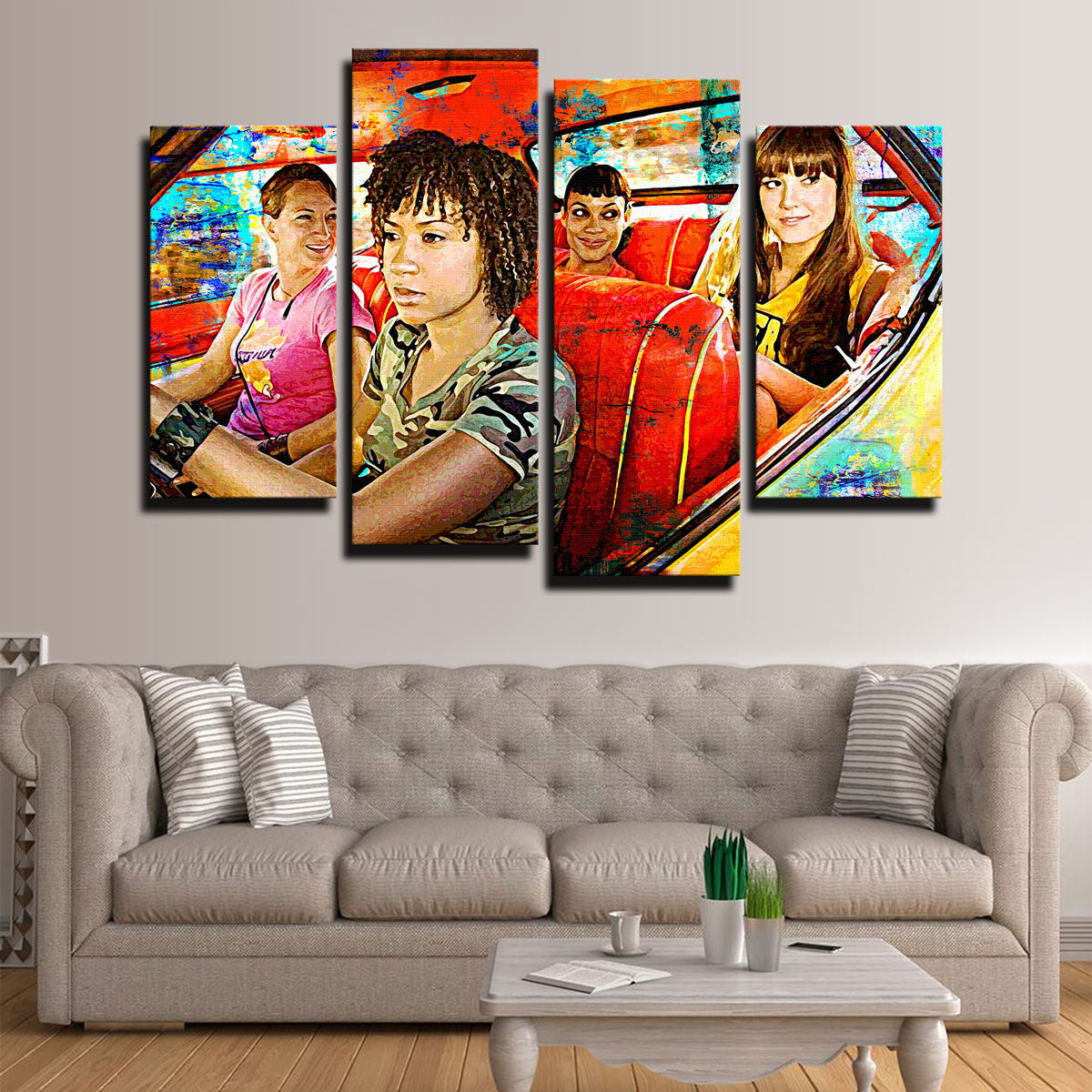 Deathproof Wall Art - Museum-Quality Sustainable Pine Wood Canvas