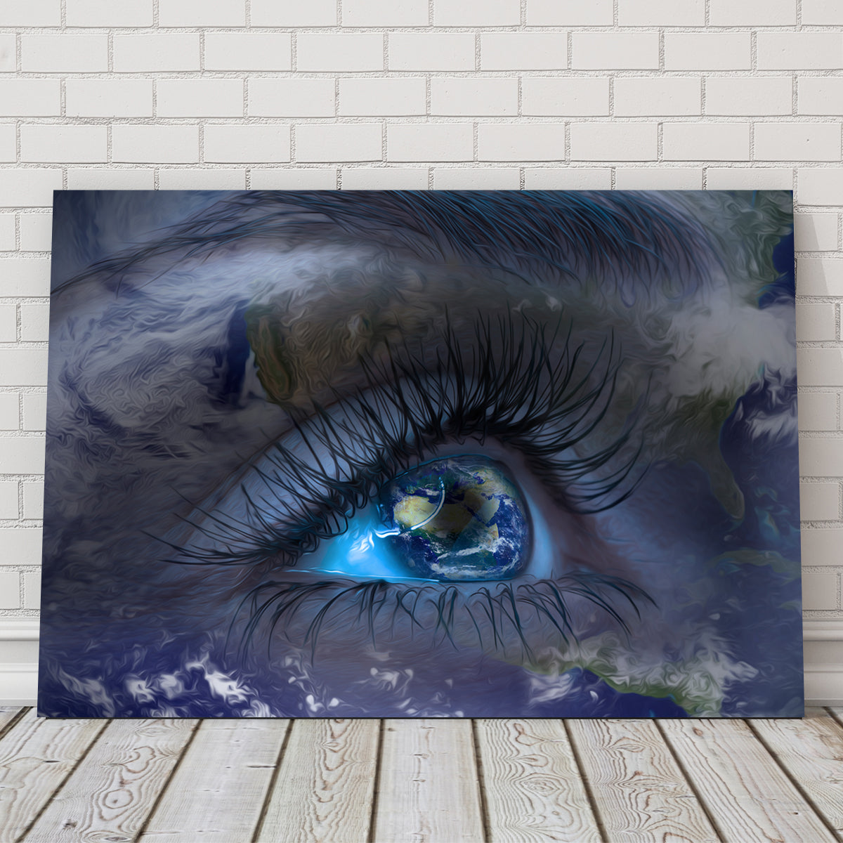 Exquisite Earths Eye Wall Art by George Sorin
