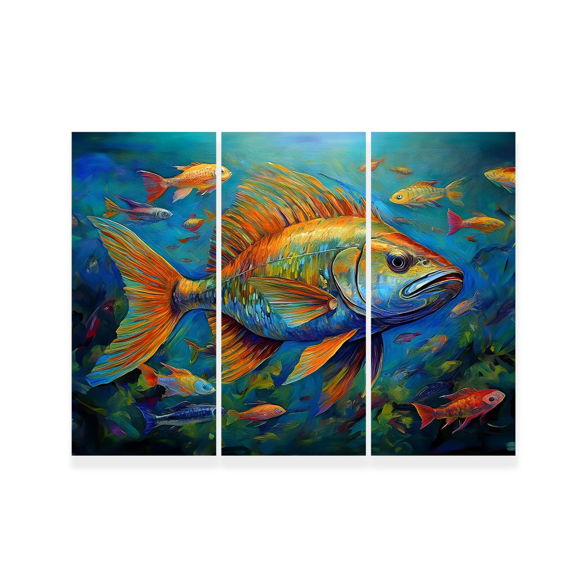 Exquisite Fish Painting Wall Art for Stunning Home Decor