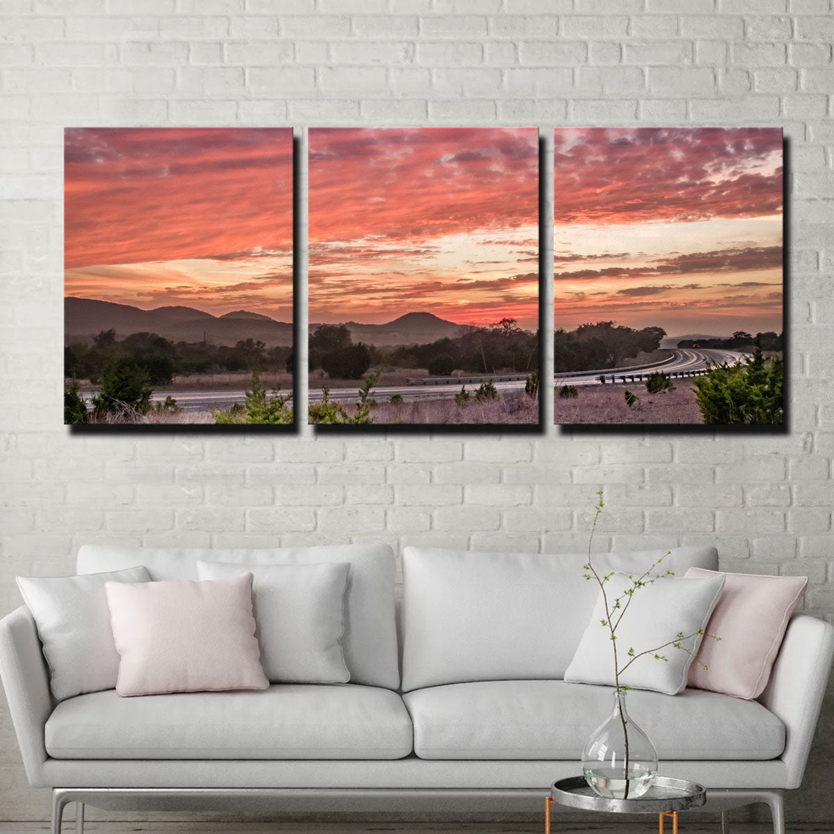 Gorgeous Texas Hill Country Sunset Wall Art for Stunning Home Decor