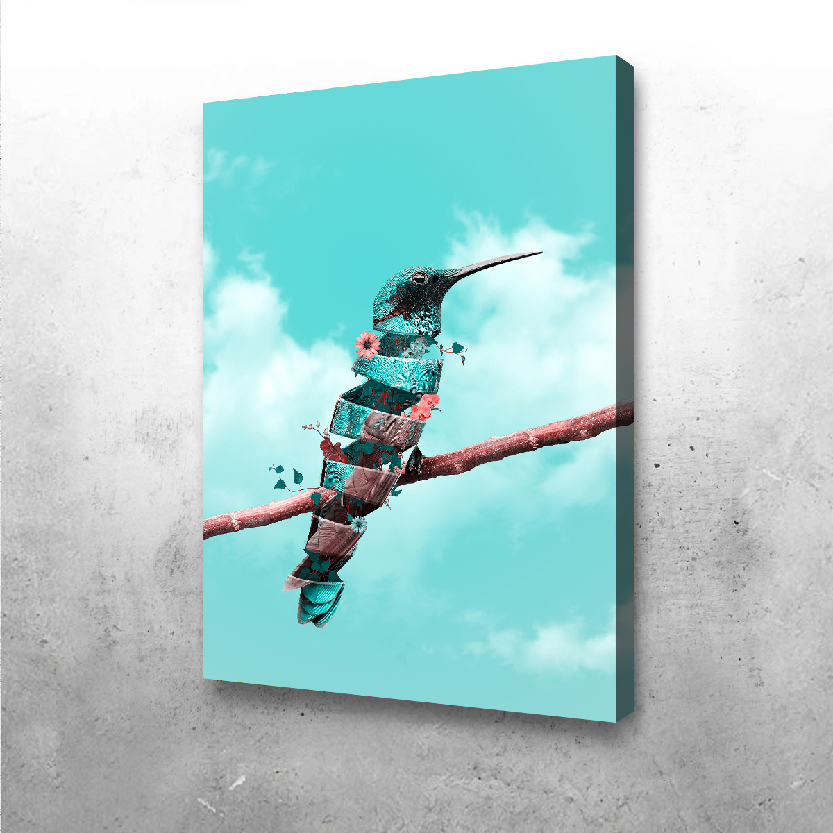 Stunning Pretty Bird Wall Art by Ibrahim Saifee