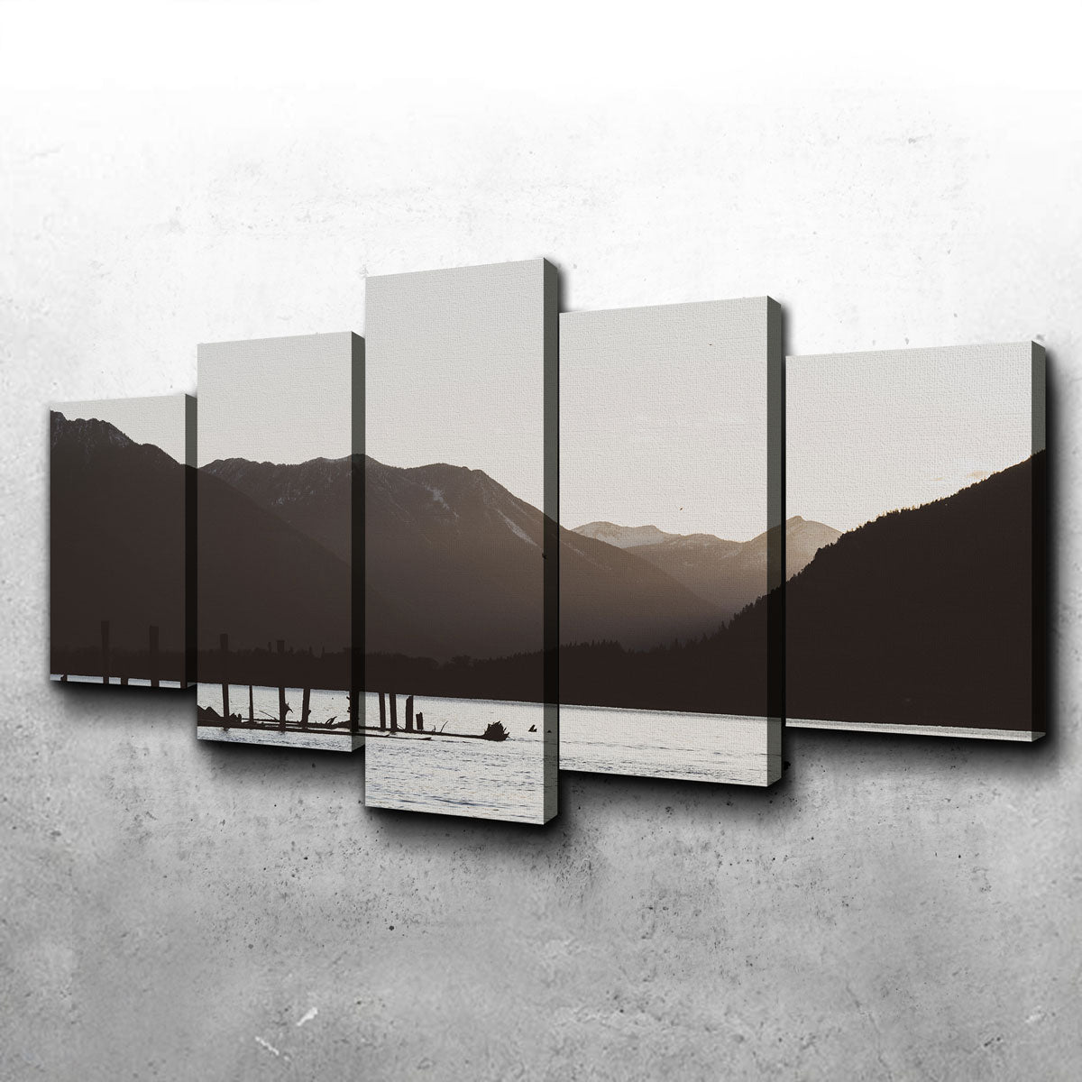 Exquisite Remnants of a Dock Wall Art by Mike Cotton