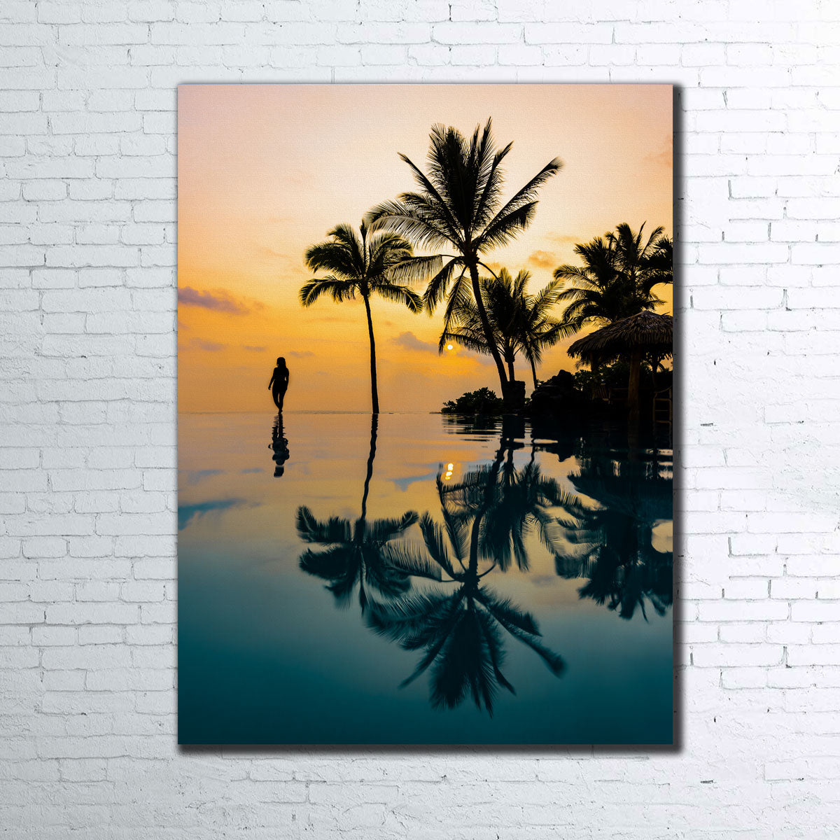 Exquisite Relaxation Sunset Wall Art for Home Decor