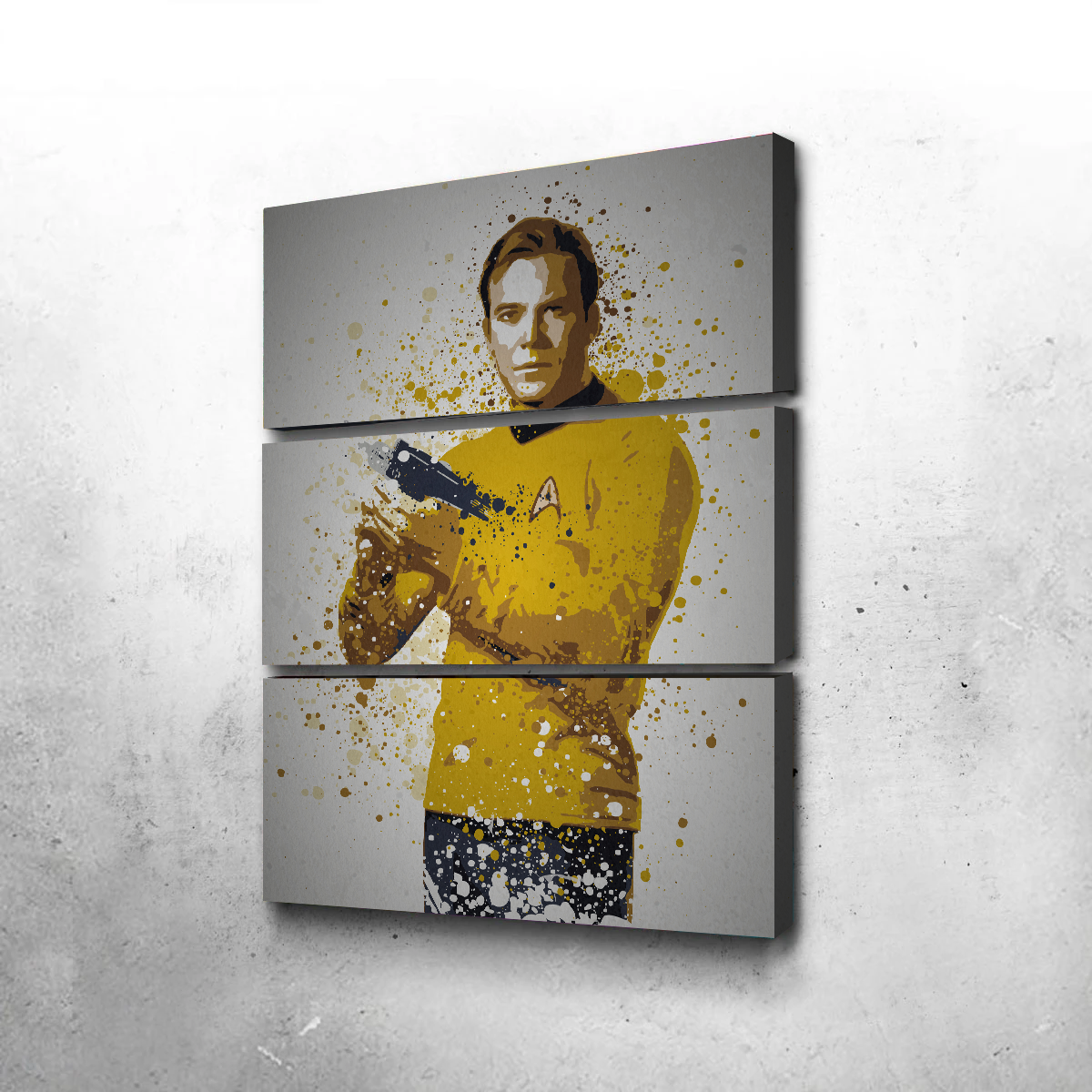 Boldly Go Wall Art - Premium Sustainable Pine Wood Canvas